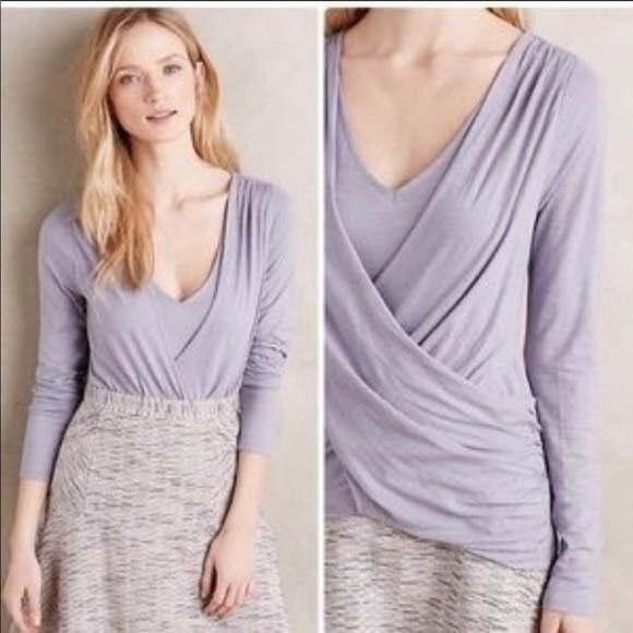 Anthropologie Tops - Anthropologie Akemi + Kim Faux Wrap Top